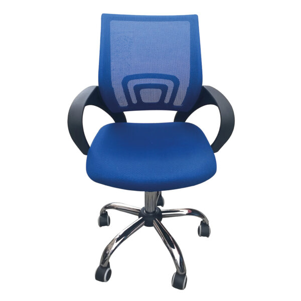 Eastner Mesh Office Chair Blue