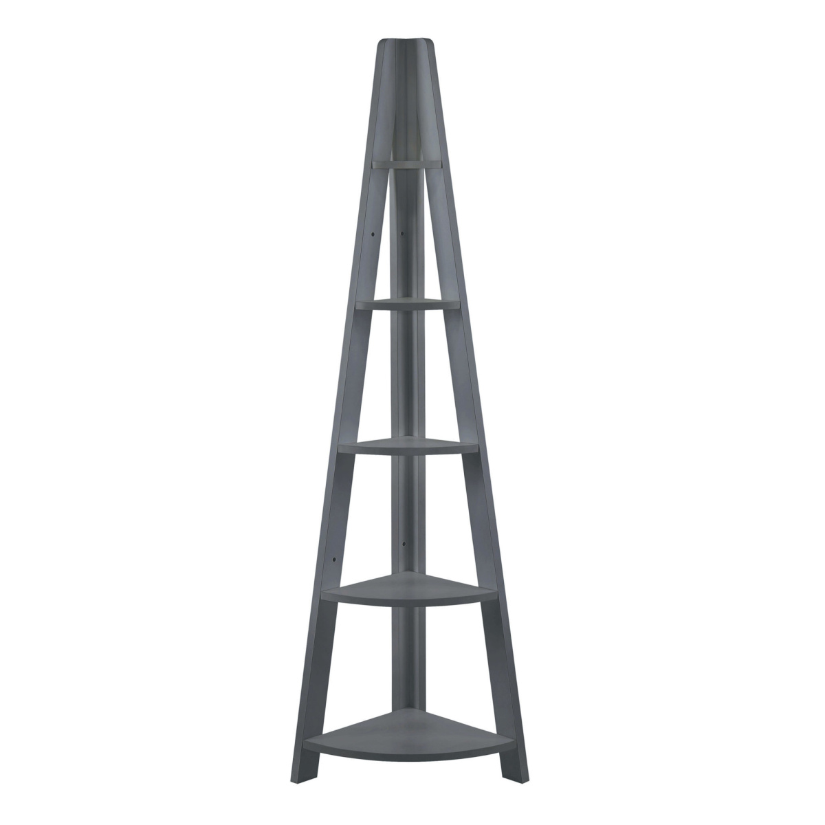 Toddny Corner Ladder Shelving Black