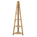 Toddny Corner Ladder Shelving Oak