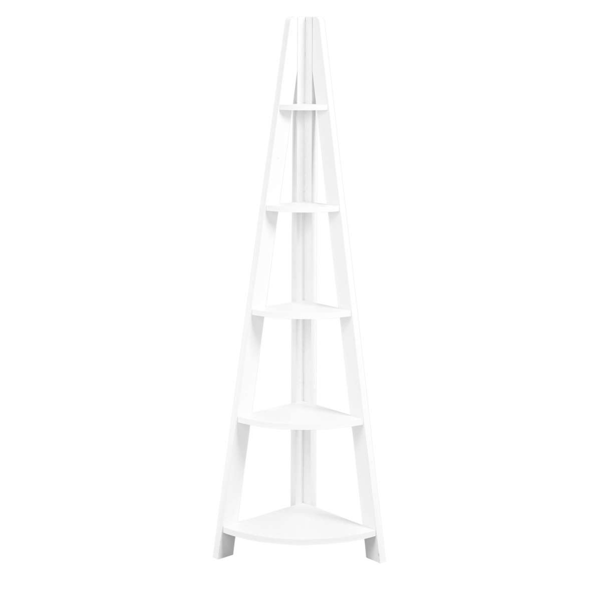 Toddny Corner Ladder Shelving White