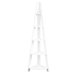 Toddny Corner Ladder Shelving White