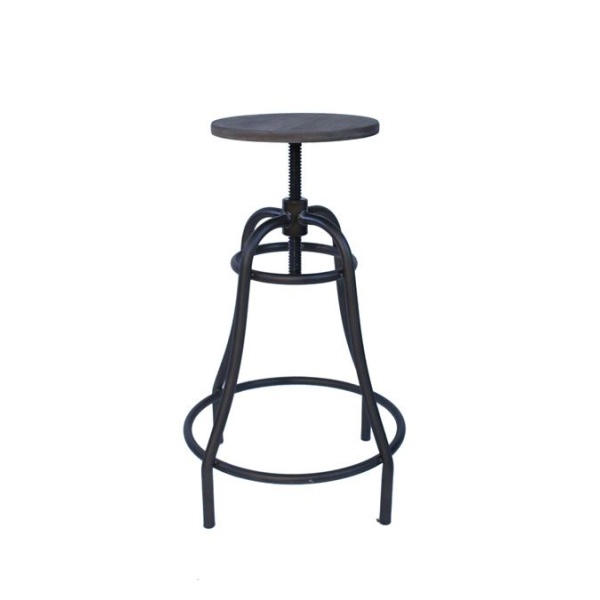 Temzon Bar Stool Rustic Industrial Stool