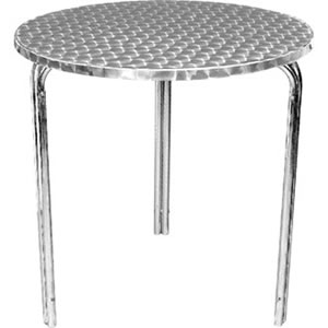 Boley Round Stainless Steel Outdoor Bistro Table