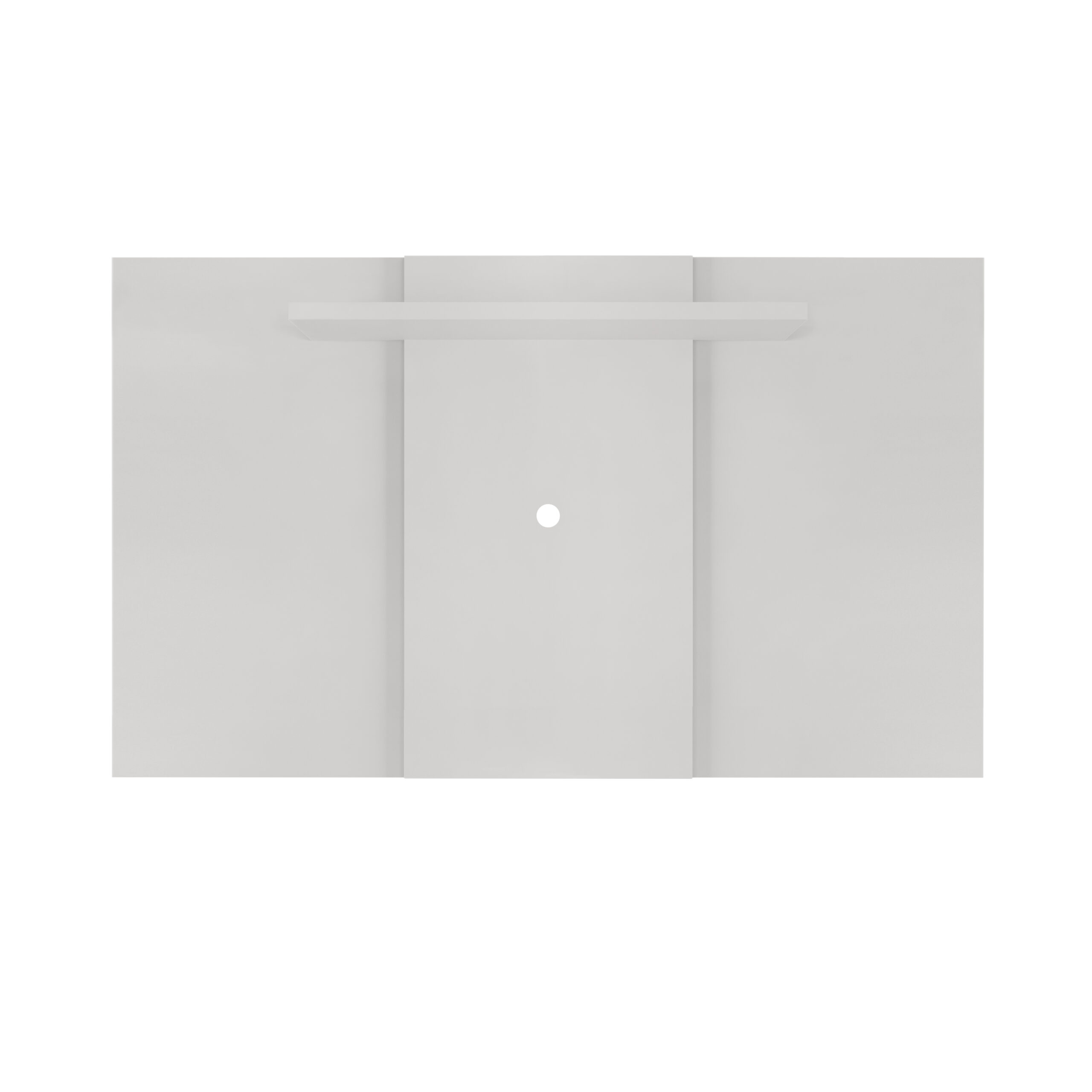 Losoy Gloss White Extendable Fixed Tv Wall Panel