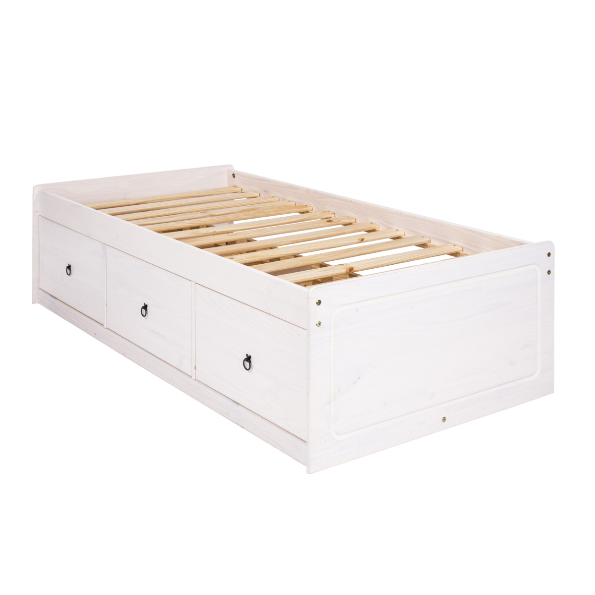 Sadona White Wax Cabin Bed