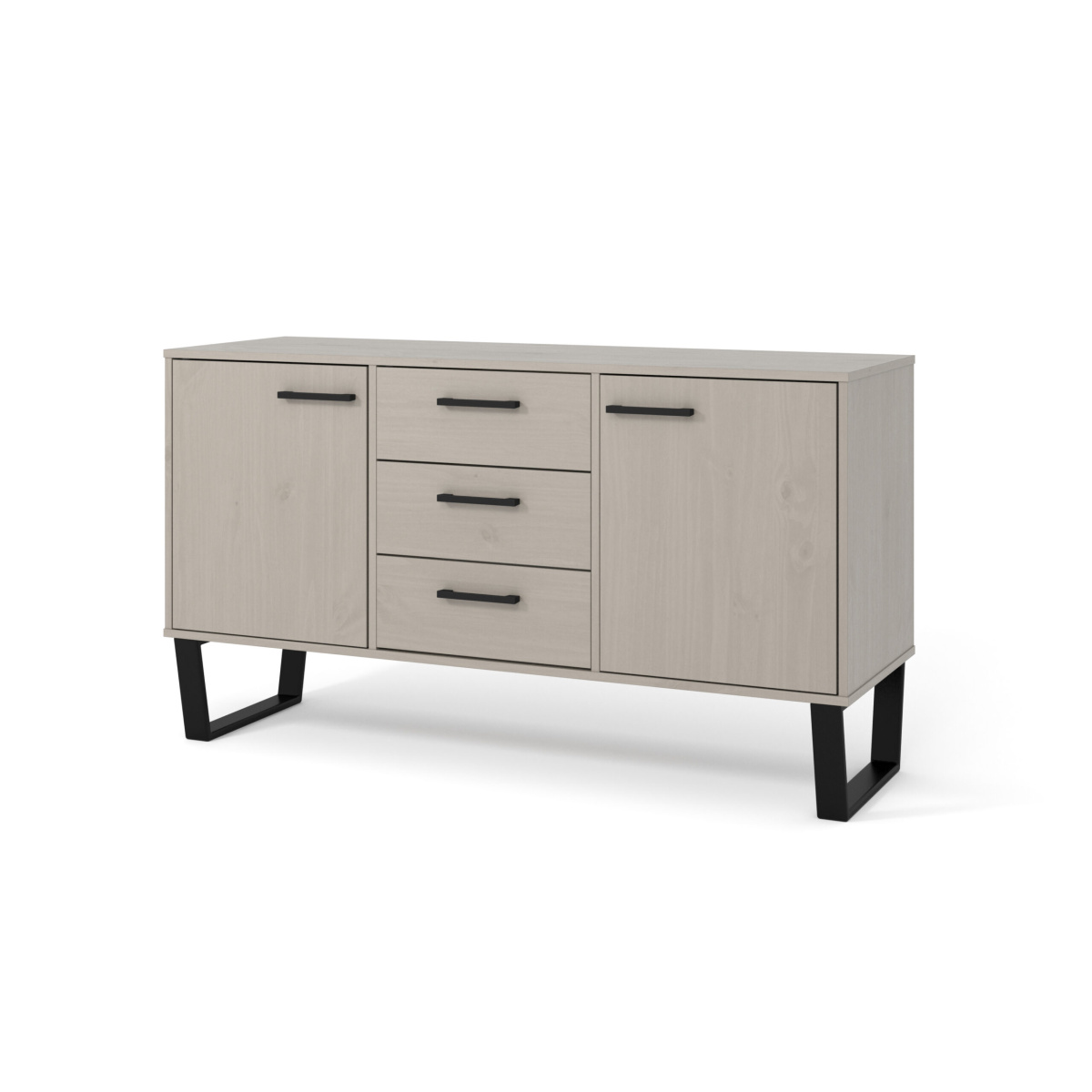 Tocos Grey Medium Sideboard With 2 Doors