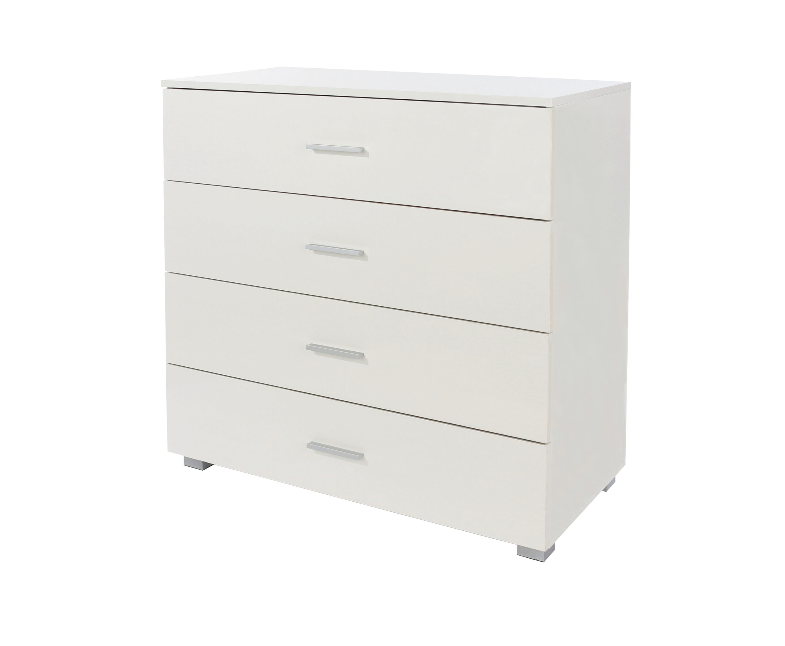 Losoy White 4 Drawer Chest Of Drawers