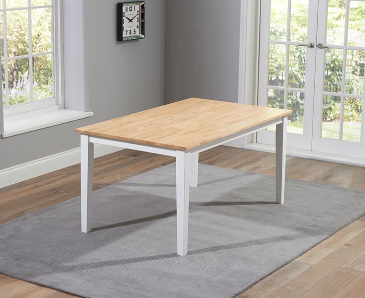Whichestore Solid Hardwood & Painted 150Cm Table