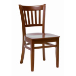 Gredile Dark Walnut Wood Chairs