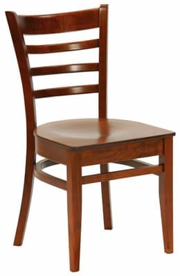 Linker Walnut Dark Frame Wooden Chair