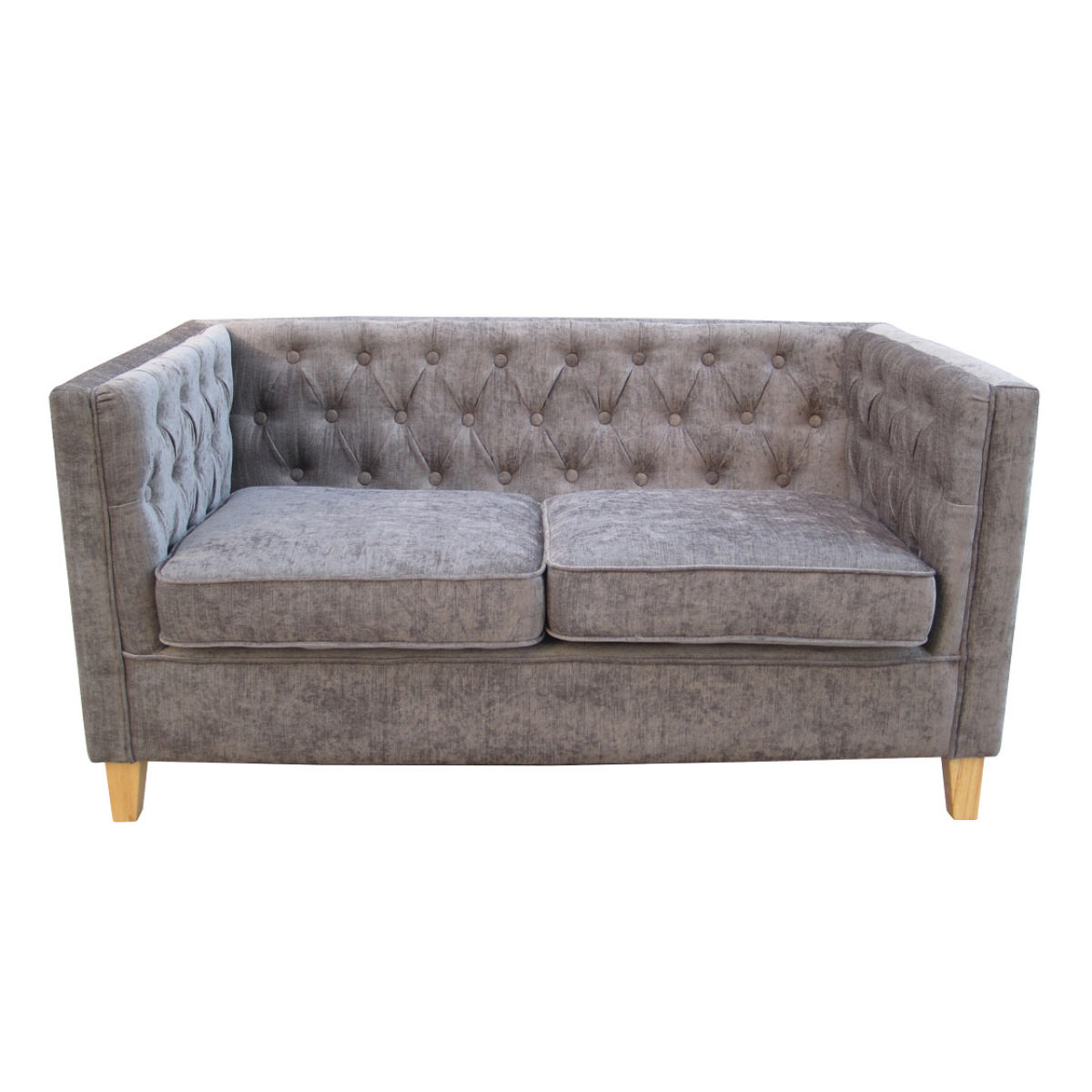 Yvette 2 SeaterSofa Grey